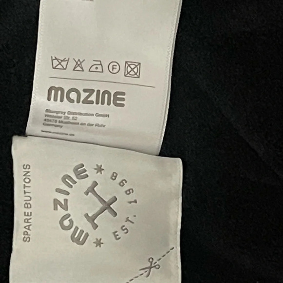 Mazine Puffer Black Jacket Size Small - Picture 11 of 16